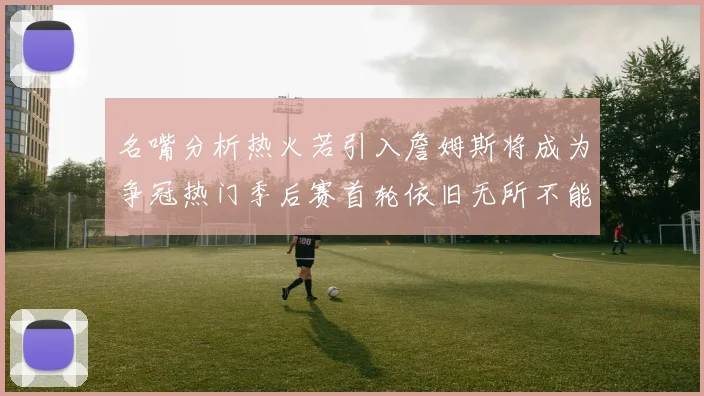 名嘴分析热火若引入詹姆斯将成为争冠热门季后赛首轮依旧无所不能
